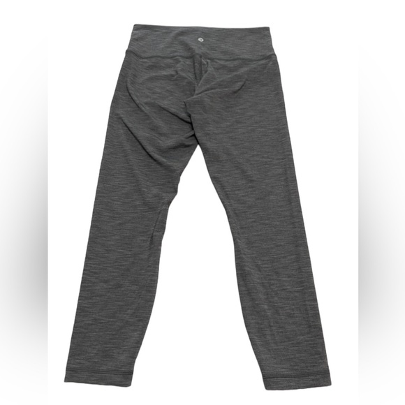 Lululemon Wunder Under Tight Legging Luxtreme Size 10 Gray Yoga Pants High Rise - Picture 2 of 6